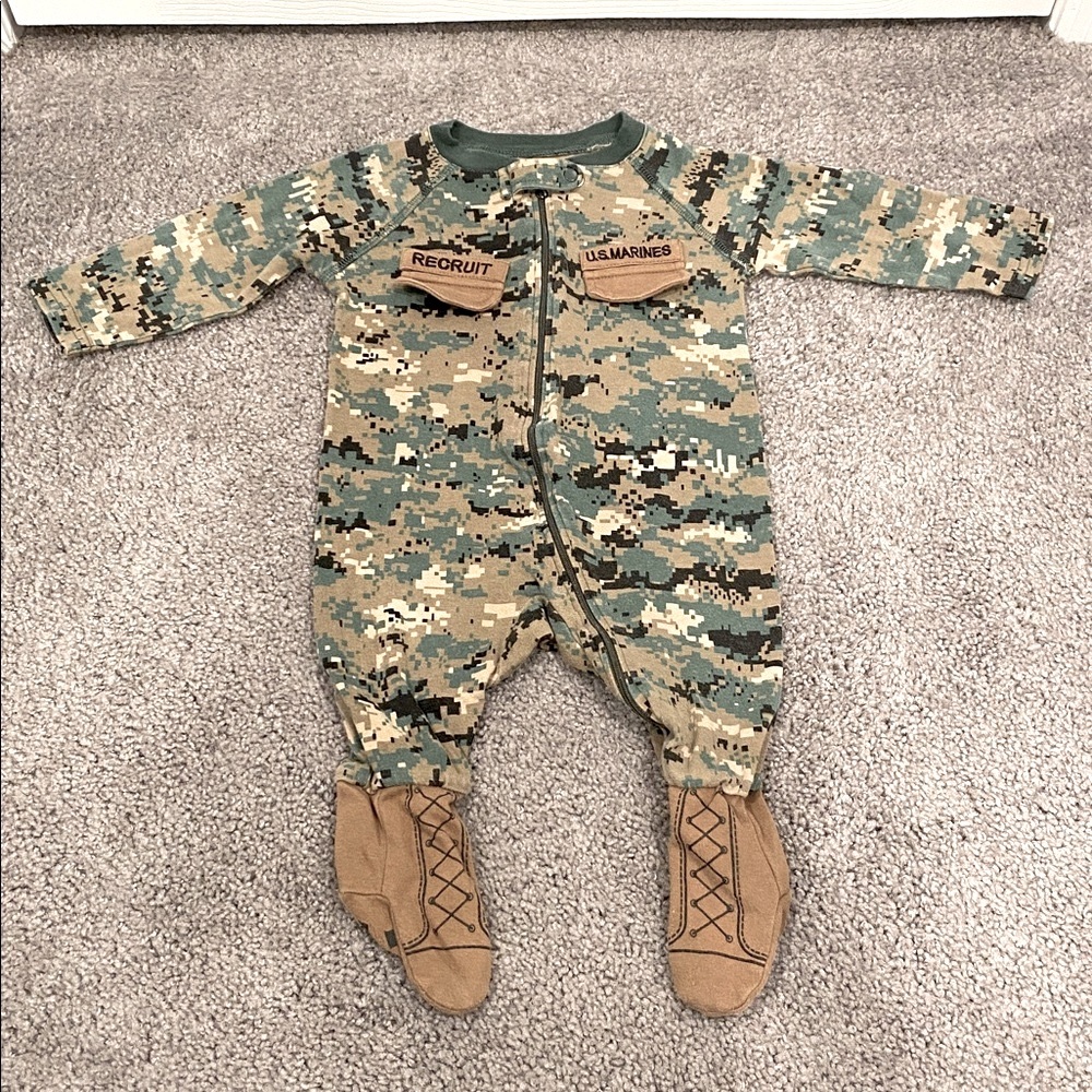 Marines Tiny Trooper One Piece 9-12m